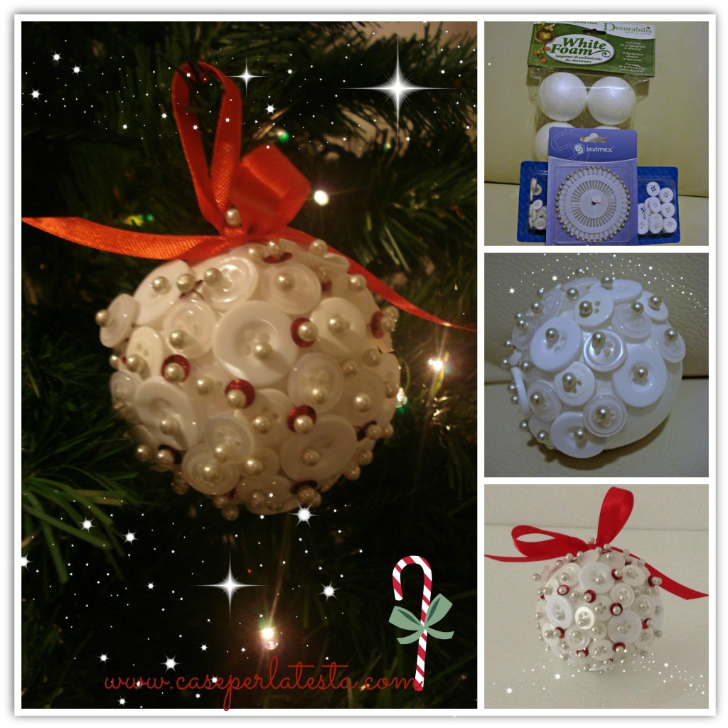 Buttons Christmas tree ball