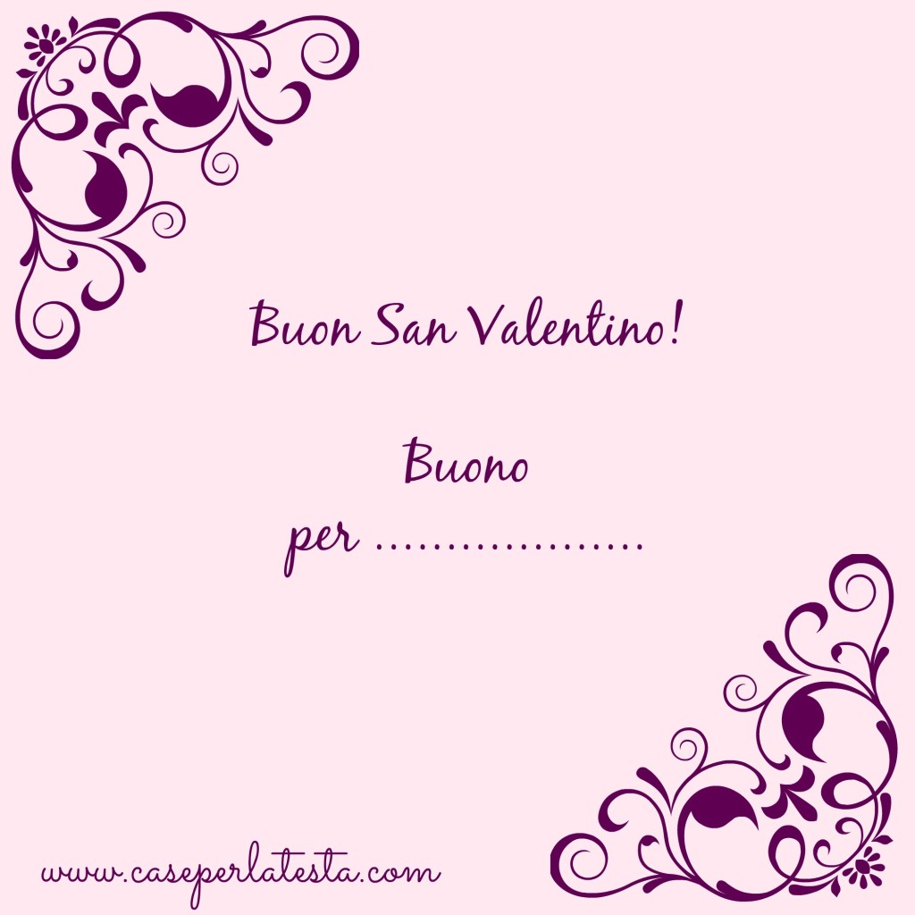 biglietto san valentino scaricabile