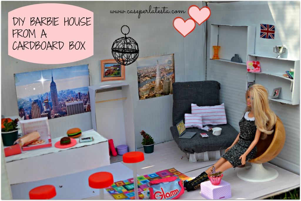 Costruire Mobili Barbie Fai Da Te.Casa Di Barbie Fai Da Te A Costo Zero Diy Barbie House At No Cost Caseperlatesta