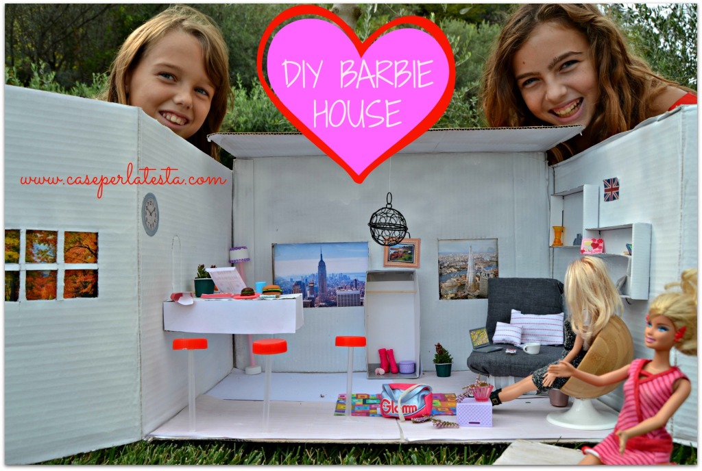 Costruire Mobili Barbie Fai Da Te.Casa Di Barbie Fai Da Te A Costo Zero Diy Barbie House At No Cost Caseperlatesta