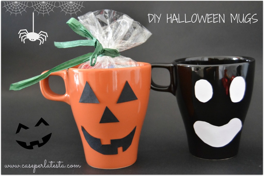 #DIY_Halloween_mugs