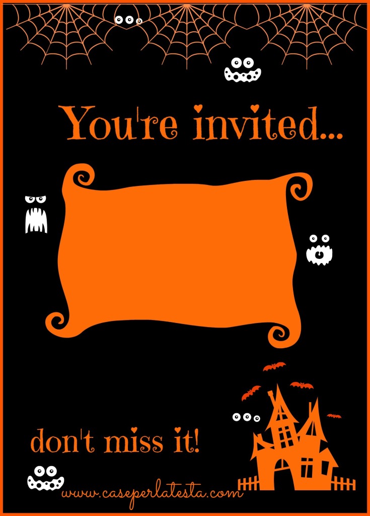 halloween party invitation free