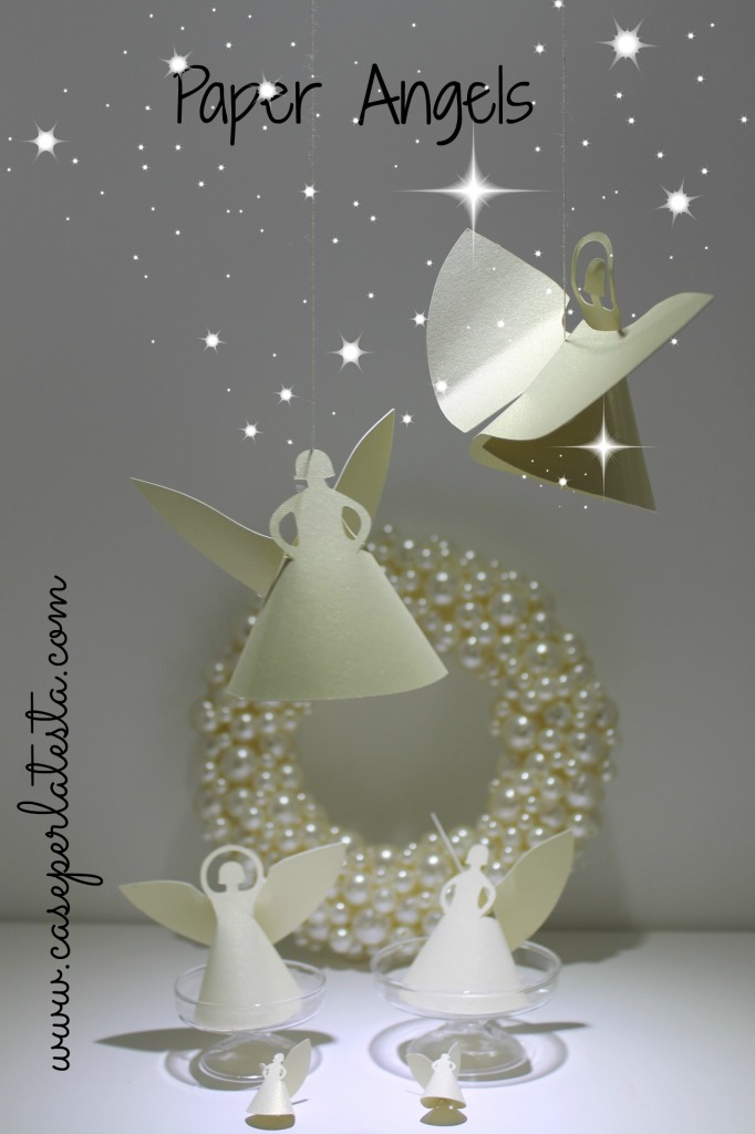 Angeli Di Carta Fai Da Te Diy Paper Angels Caseperlatesta