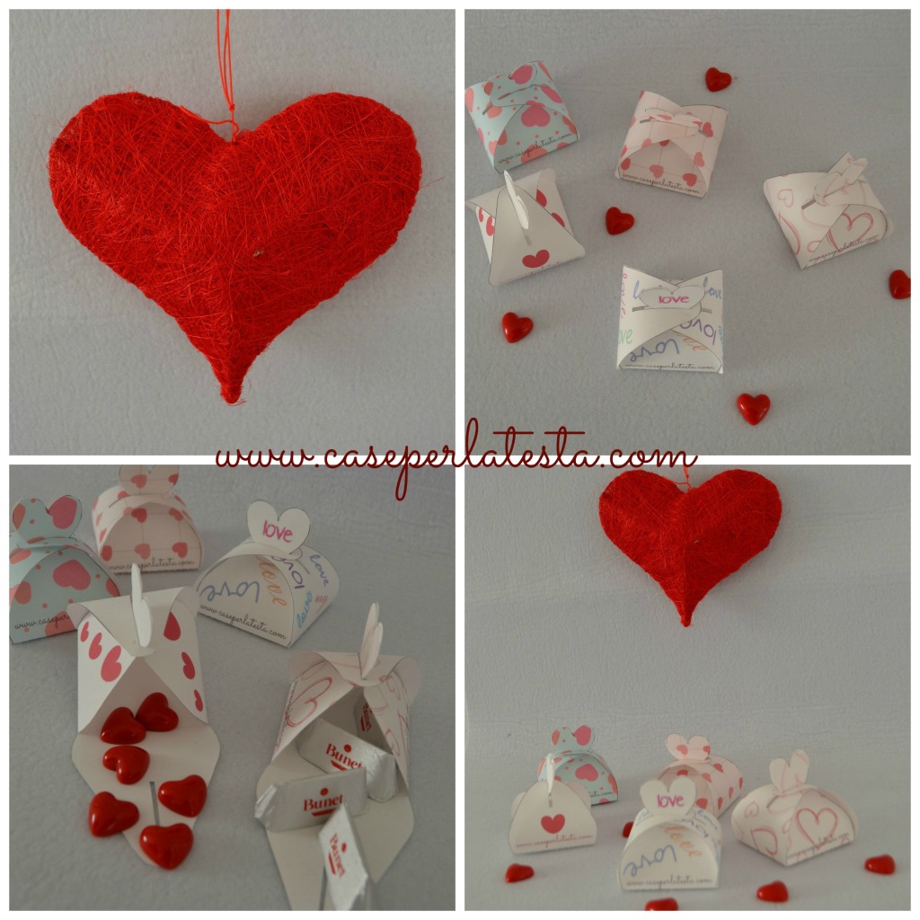 Scatolina per San Valentino stampabile * Printable Valentine's day