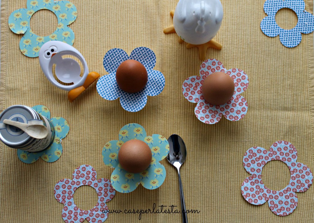 Porta uovo in carta in 5' * DIY 5' paper egg holder - Caseperlatesta