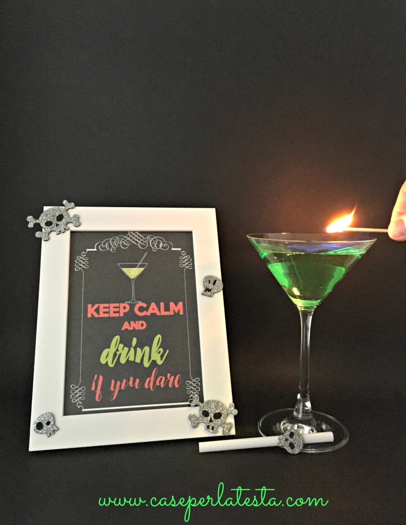 flammable cocktail halloween