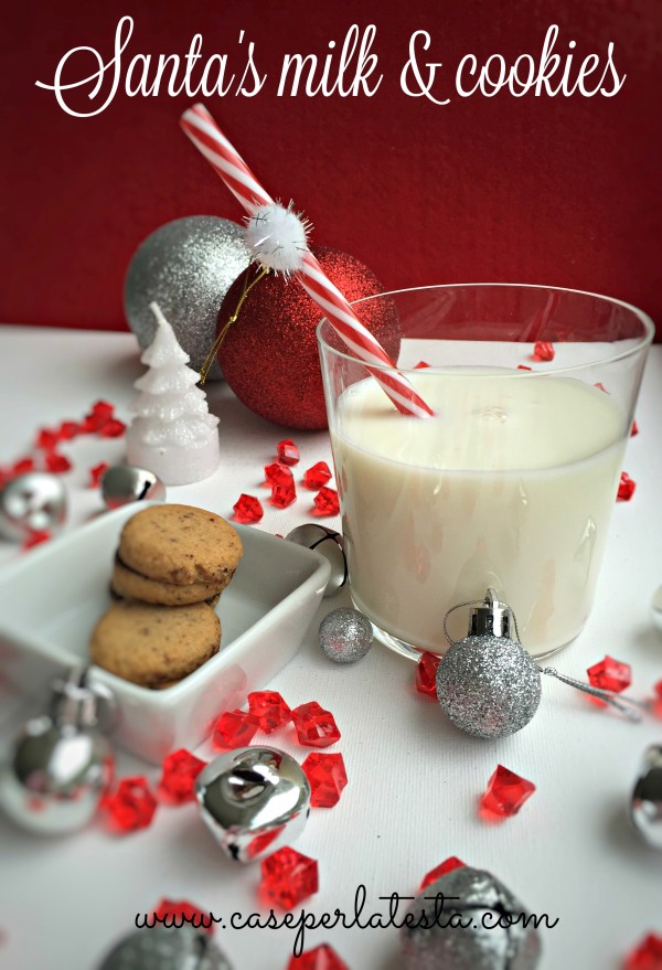 santa milk and cookies