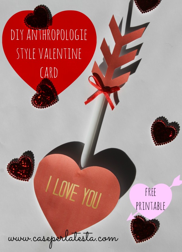 diy anthropologie style valentine card
